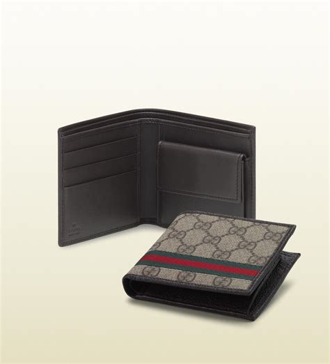 gucci wallet card holder mens|Gucci signature coin wallet.